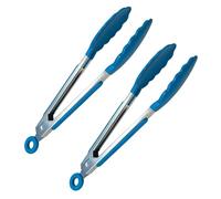 Pinces de Cuisson | 2 Pièces 18 cm Anti-Brûlure Acier Inoxydable Antiadhésif,Pinces Service Cuisine | pour Maison Buffets Griller Cuisiner BBQ et Remuer des Salades