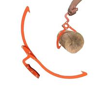 Pinces de débardage de bois,Griffe en métal à usage intensif - Attrape De Débardage,Pour le camping, le levage, le transport, la sylviculture, le travail du bois, le défrichement, les travaux
