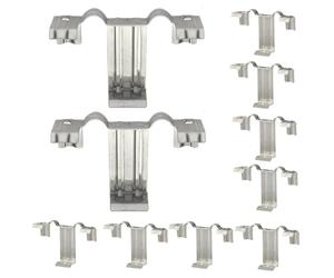 Pinces de drainage pour panneaux solaires - Support de fixation pour bord du module, support pour contrôle du flux d'humidité, composant pour l'entretien des énergies renouvelables | Pour