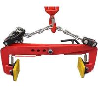 Pinces de levage à chaîne épaisse de 23 pouces, mâchoires de poutre réglables, outils plaques en acier haute résistance pour l'installation de pavés, pinces durables (28")