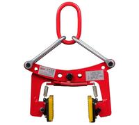 Pinces de levage ergonomiques avec mandrin en caoutchouc réglable pour le transport du marbre et des plaques - Très résistant, prise en main facile