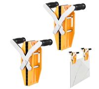 Pinces de levage for dalles de granit | Porte-pierres à deux mains | Outil de levage de granit robuste avec revêtement en caoutchouc