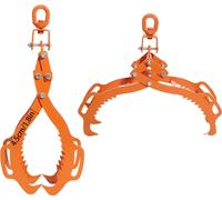 Pinces de levage pour procès-verbaux, capacité de charge élevée, construction en acier durable, orange