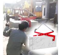 Pinces de Levage Robustes pour Granit - Pinces de Levage à Ciseaux pour la manutention de Pierres, Porte-plaques en Aluminium d'une capacité de 1 300 kg, Pinces Professionnelles pour Bordure
