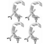 Pinces de lumière de scène robustes, 4 pièces, Kit de crochets pour lampe de scène en fonte d'aluminium moulé pour projecteur à tête mobile