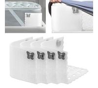 Pinces de maintien antidérapantes pour draps de dune, support de matelas en silicone avec système de verrouillage, universel pour toutes les tailles de lits jusqu'à 38 cm, 400D Max, sans BPA