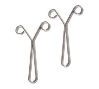 Pinces de manchette en alliage d'aluminium à bords roulés réglables pour un maintien sûr et facile à transporter