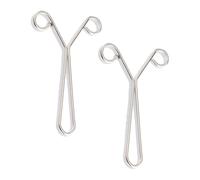 Pinces de manchette réglables à bords roulés en alliage d'aluminium léger pour un usage quotidien