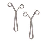 Pinces de manchette réglables à bords roulés en alliage d'aluminium léger pour un usage quotidien