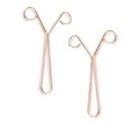 Pinces de manchette réglables à bords roulés en alliage d'aluminium léger pour un usage quotidien