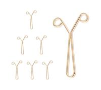 Pinces de manchette robustes en alliage d'aluminium avec bords roulés - Fermeture réglable - Outil de fabrication de bijoux compact de voyage - Pince à bijoux de voyage