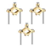 Pinces de mise à la terre résistantes à la corrosion - Pinces en cuivre avec matériel de montage pour systèmes électriques - Pince de mise à la terre résistante à la conformité