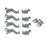 Pinces de panier compatibles avec Bosch 00632372 pour panier inférieur de lave-vaisselle