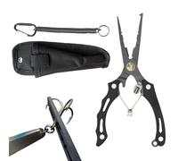 Pinces de Pêche Eau Salée | Outil de Retrait de Hameçon à Long Bec et Usage Intensif - Petites Pinces de Pêche - Pour Bateau Perçage Travaux Électriques Mécanique Poisson-Chat Perche Truite