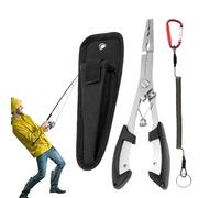 Pinces de pêche et décrochoir,Multifonction Légères Antirouille,Pinces bec-ciseau coupe-ligne - Pour le poisson-chat, anglers, bateaux, rivières, lac et mer