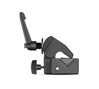 Pinces de photographie en alliage d'aluminium avec deux embouts filetés pour lumières et bras d'extension Photographie Studio Clamp