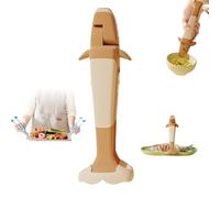 Pinces de préhension multi-usages résistantes à la chaleur, 2025 améliorées, pinces antidérapantes pour assiettes chaudes, 2 en 1 anti-brûlure (café)