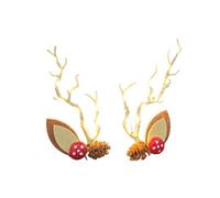 Pinces de Renne Pour,Coiffure Pour Noël Que vous,Pinces à Cheveux Pour Déguisements | Pour Garçons Et Adultes Parties Costume Spectacles Et Conventions Comic