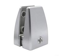 Pinces de séparation réglables en aluminium pour écrans de 2 à 18 mm, supports de séparation de bureau robustes, clips d'écran d'intimité à installation rapide, blanc/noir/argenté (argent)