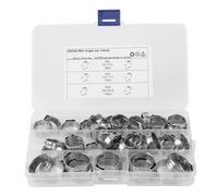 Pinces De Serrage En Acier Inoxydable, 42 Pièces, Anneaux D'oreille Simples Qp17825