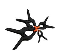 Pinces de serrage en nylon de 2/3/4/6/9 pouces for le travail du bois, 5 pièces, ressorts de retenue, outils et accessoires à main(4inch 5pcs)