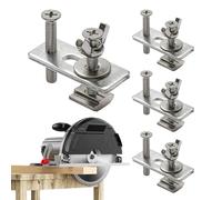 Pinces de serrage pour menuiserie, pince de serrage, lot de 4 pinces pour scie à chaîne, de presse, accessoires de rail en T, outil de travail du bois, câlins