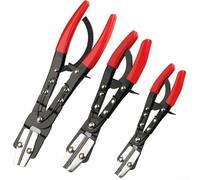 Pinces de serrage réglables pour automobile pour tuyaux d'huile et d'eau de 20,3 cm, 25,4 cm, 30,5 cm avec poignées antidérapantes et construction en acier traité thermiquement (huit)