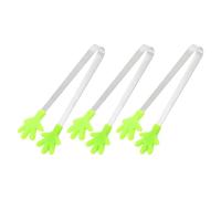 Pinces de service alimentaire en Silicone, 3 pièces, Green 1
