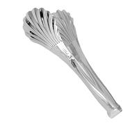 Pinces de service en acier inoxydable, pincesde cuisine, pinces à griller polyvalentes en forme de coquille pour la cuisson du service de barbecue de Camping (201 (28 cm/11,0 pouces))