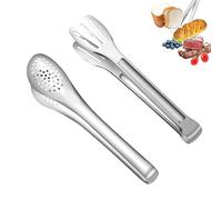 Pinces de Service, Pince de Cuisine en Acier Inoxydable Pince à Barbecue Pinces à Salade Pince à Saucisses Pince à Grillades, Pour cuisiner, griller, frire, paner, 9" (2 pièces)