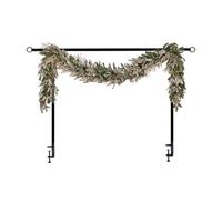 Pinces de support de tige de table, support d'arche de table - Cadre en arche métallique réglable,Support de tige de table noir, support en arc réutilisable pour Thanksgiving, Halloween, Noël