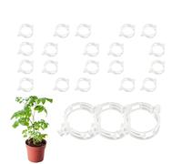 Pinces De Support Pour | Pince De Fixation De Jardin Réutilisable, 100 Pièces | Pinces De Jardin Pour Grimpantes | Pour Cour, Arrière-cour, Ferme, Cours, Porche, Patio, Serre, Raisins.