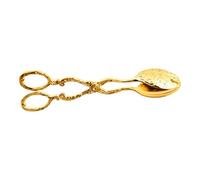 Pinces de table ciseaux décoratifs, Gold SPOON AND FORK BREAD | Poignée de ciseaux décorative Vaisselle vintage en relief pour les tâches de buffet de desserts de pâtisserie à