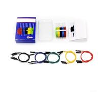 Pinces de test SKD08 intégrées pour SOP SOIC TSSOP MSOP conçues pour un pas de broche > 0,3 mm IC teste pinces avec tube extérieur isolé non conducteur pointe 0,13 mm 10 clips 10 fils