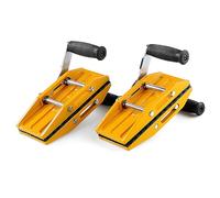 Pinces de transport de pierre à double main, supports de panneaux robustes pour levage de marbre, verre et contreplaqué