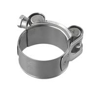 Pinces de tuyau en acier inoxydable T-Bolt Heavy Duty 17-43 mm, kit de pinces de type vent haute pression pour turbo, exhaust, tuyau industriel et automobile (32-35 mm)