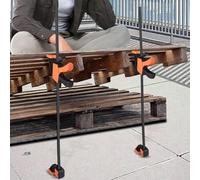 Pinces d'épandage pour le travail du bois, pince à barre en acier à dégagement rapide, pince F avec poignée de micro-réglage pour des solutions de fixation stables dans le travail des métaux et