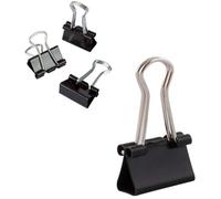 Pinces Double Clip - Noname - 15mm - Métal - Noir - 30pcs