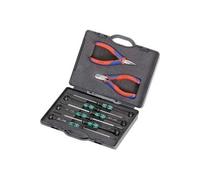 Knipex Jeu de pinces électroniques avec outils pour travaux sur composants électroniques 00 20 18