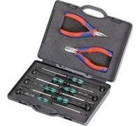 Knipex Jeu de pinces électroniques avec outils pour travaux sur composants électroniques 00 20 18