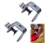 Pinces en C Robustes en Acier Inoxydable 304, Serre-Joints en C Acier Inox, Support de Fixation en C, Pince C Robuste, pour Serre joints et Tendeurs, Outils de Travail du Bois, 2 Pièces