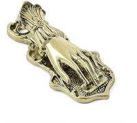 Pinces en métal en forme de main pour femme - Pince vintage dorée pour journal indésirable, rangement de documents, fermeture de sacs de café et accessoires de lecture (Style H)