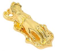 Pinces en métal en forme de main pour femme - Pince vintage dorée pour journal indésirable, rangement de documents, fermeture de sacs de café et accessoires de lecture (Style A)