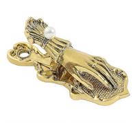 Pinces en métal en forme de main pour femme - Pince vintage dorée pour journal indésirable, rangement de documents, fermeture de sacs de café et accessoires de lecture (Style P)