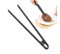 Pinces en silicone pour la cuisine, pinces de cuisine résistantes à la | Pinces à salade Saisir des aliments chauds pour cuisiner, griller, Gris