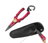 Pinces et afferreur - Outil pour couper des leurres | Pinces pour Libérer Hameçon et Anneaux Split | Pour l'eau salée, haute mer, surf, côtes, traîne, lancement et activités de plein air telles que le