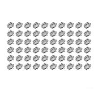 Pinces Fixation PV 6mm² Outil Installation Rapide Pinces Fixation | Acier 304 pour robuste, anti-, durÃ©e de vie prolongÃ©e, rÃ©sistant aux intempÃ©ries, finition argentÃ©e
