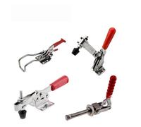 Pinces horizontales Pince à bascule réglable en acier inoxydable 304, outil manuel à dégagement rapide horizontal et vertical à pousser-tirer(101D)