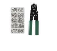 Pinces Hydrauliques, Pince à sertir HS-202D, sertissa de la peau du fil, anneau de borne en laiton étamé, kit fourche/u/y RNB B, connecteur de fil de câble(202D 320PCS)