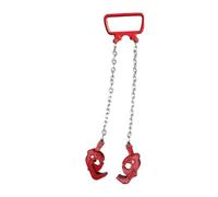 pinces levage Upgraded Chain Drum Lifter Pounds Capacity Vertical Drum Clamp with Lifting Ring for Drum Lid Clamp Heavy Duty Drum Handling élévatrice